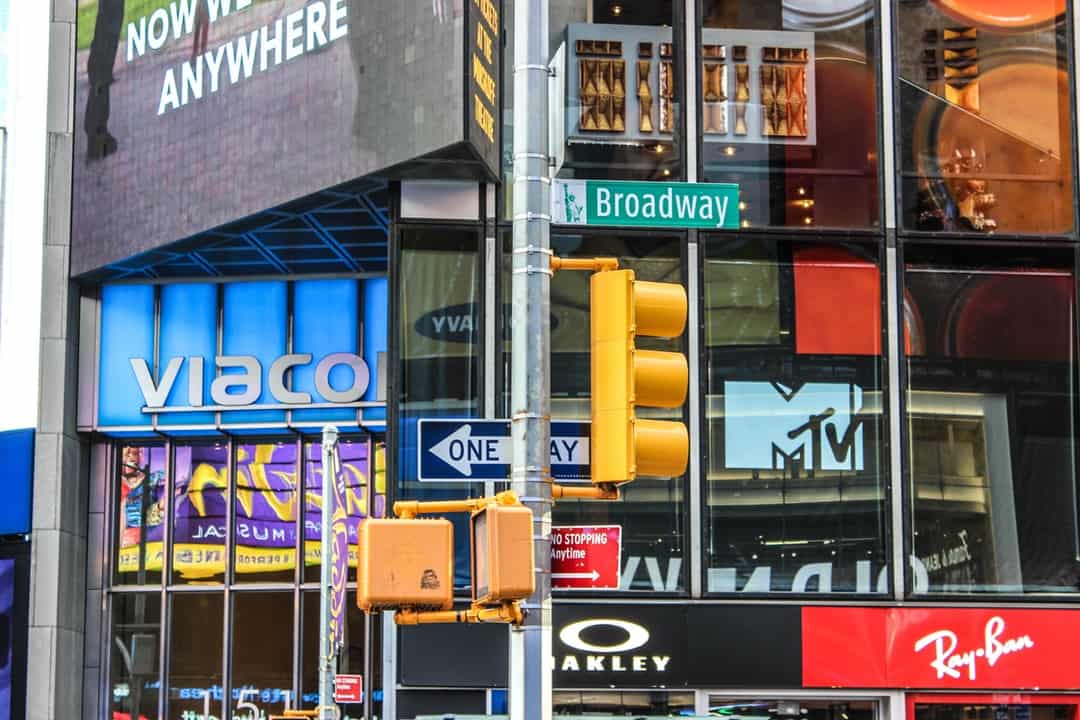 New York Shopping Trip - Broadway Street Sign